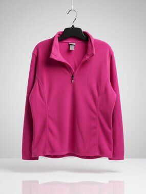 Champion Fleece, quarter zip Pink - XXL